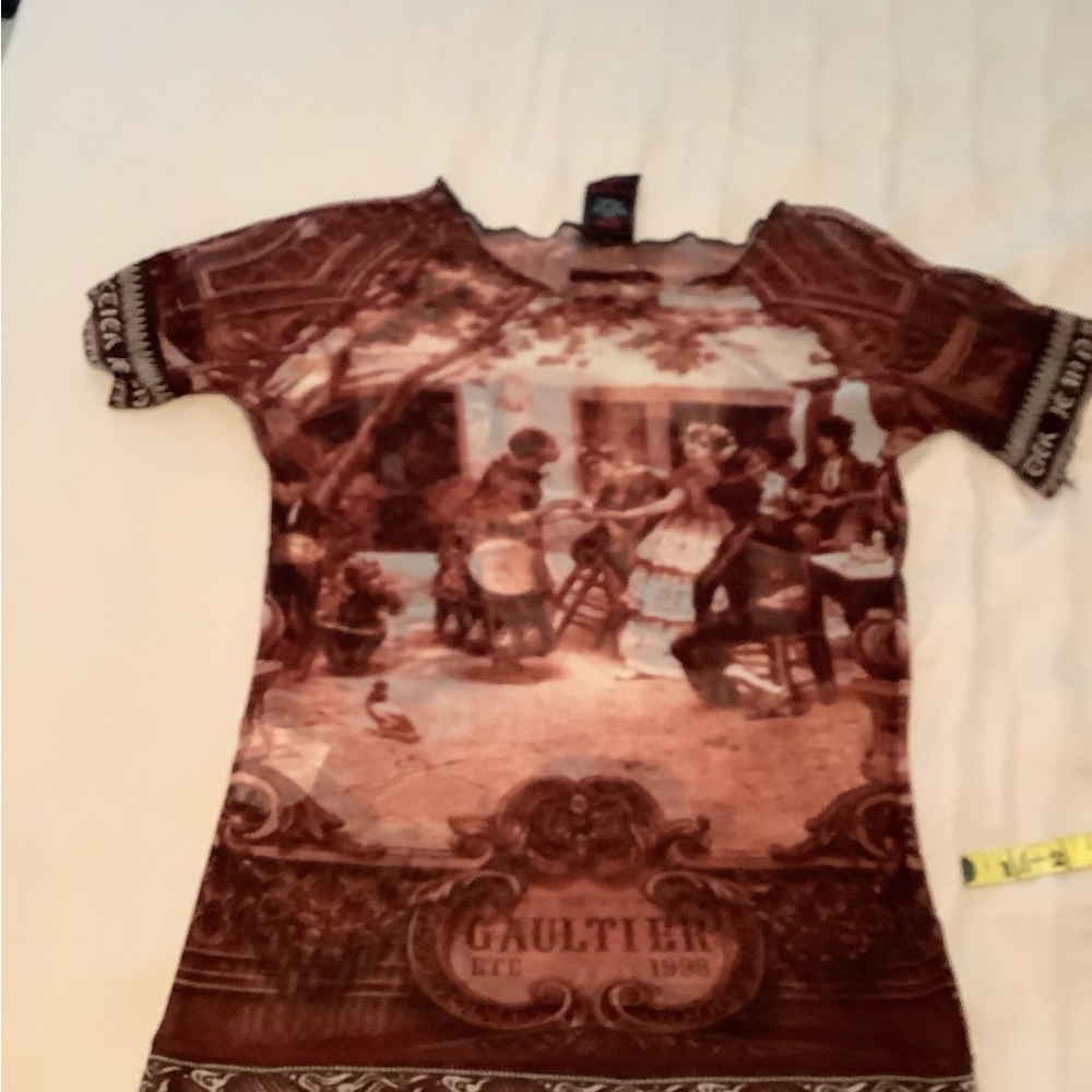 Jean Paul Gaultier 1998 Vintage Rare Mesh Top